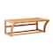 Organize It All Bamboo Wall Mounted Shelf with Towel Bar